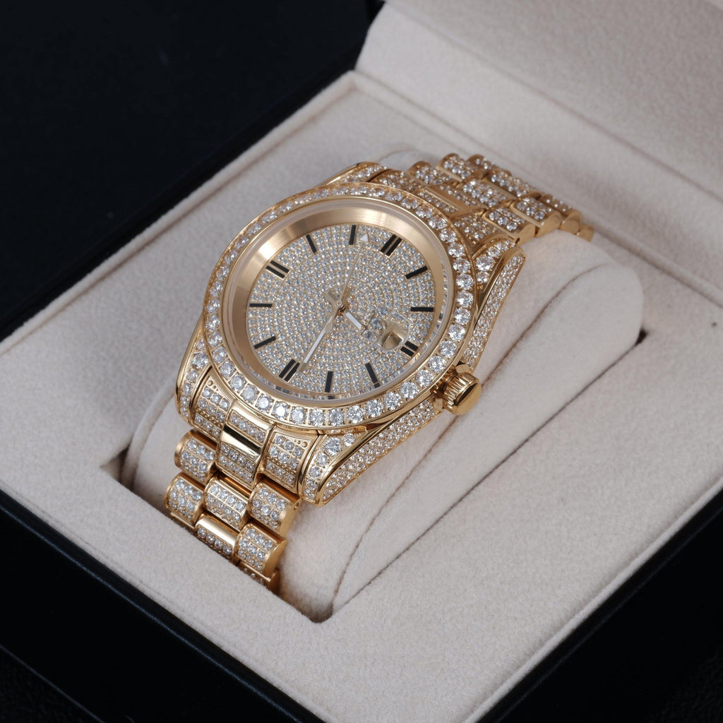 GUU ICED WATCH GOLD DIAL IN GOLD