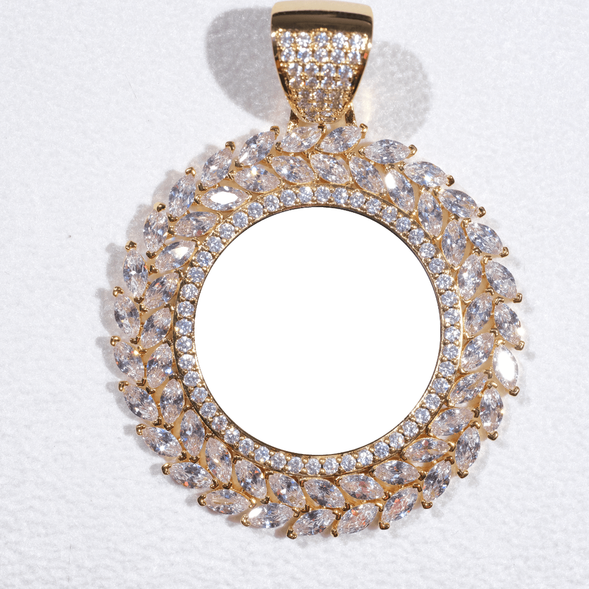 Large 3D Wheat Ear Custom Picture Pendant