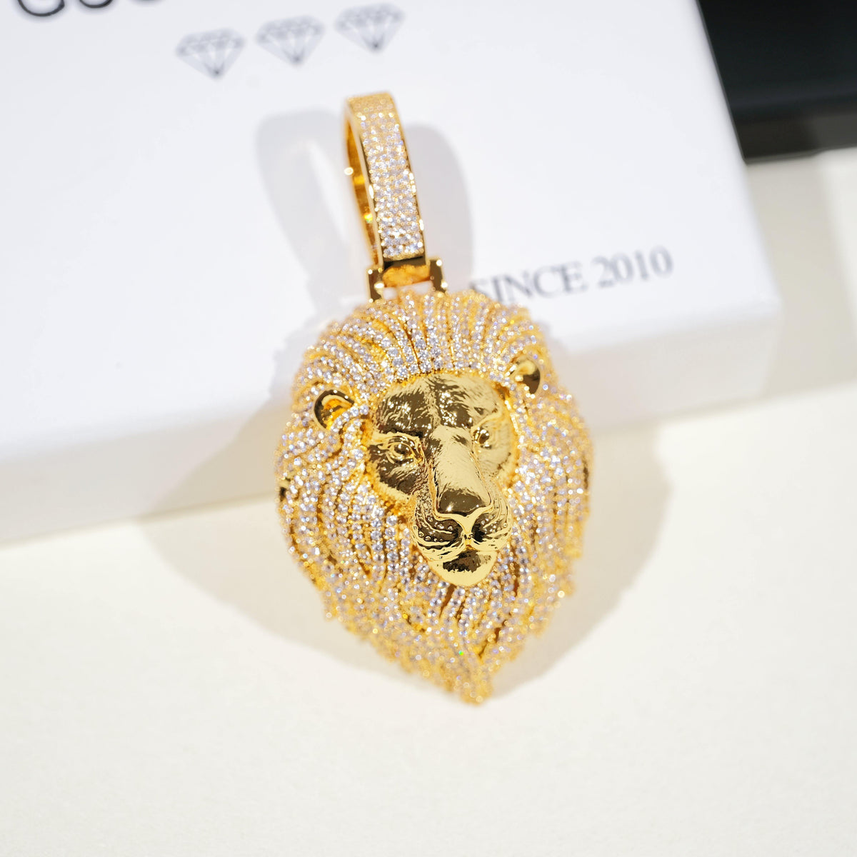 GUU Premium Iced Lion Pendant