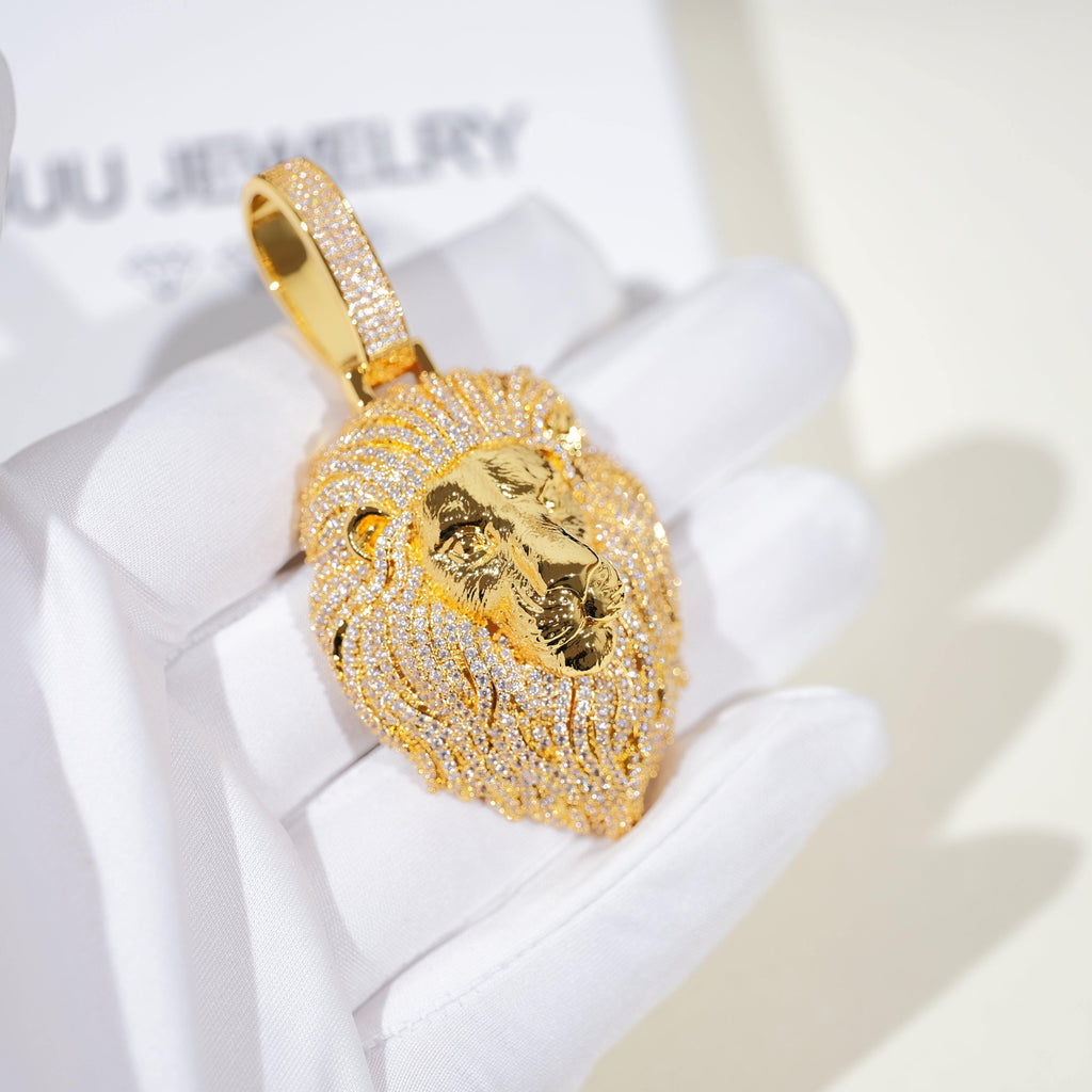 GUU Premium Iced Lion Pendant