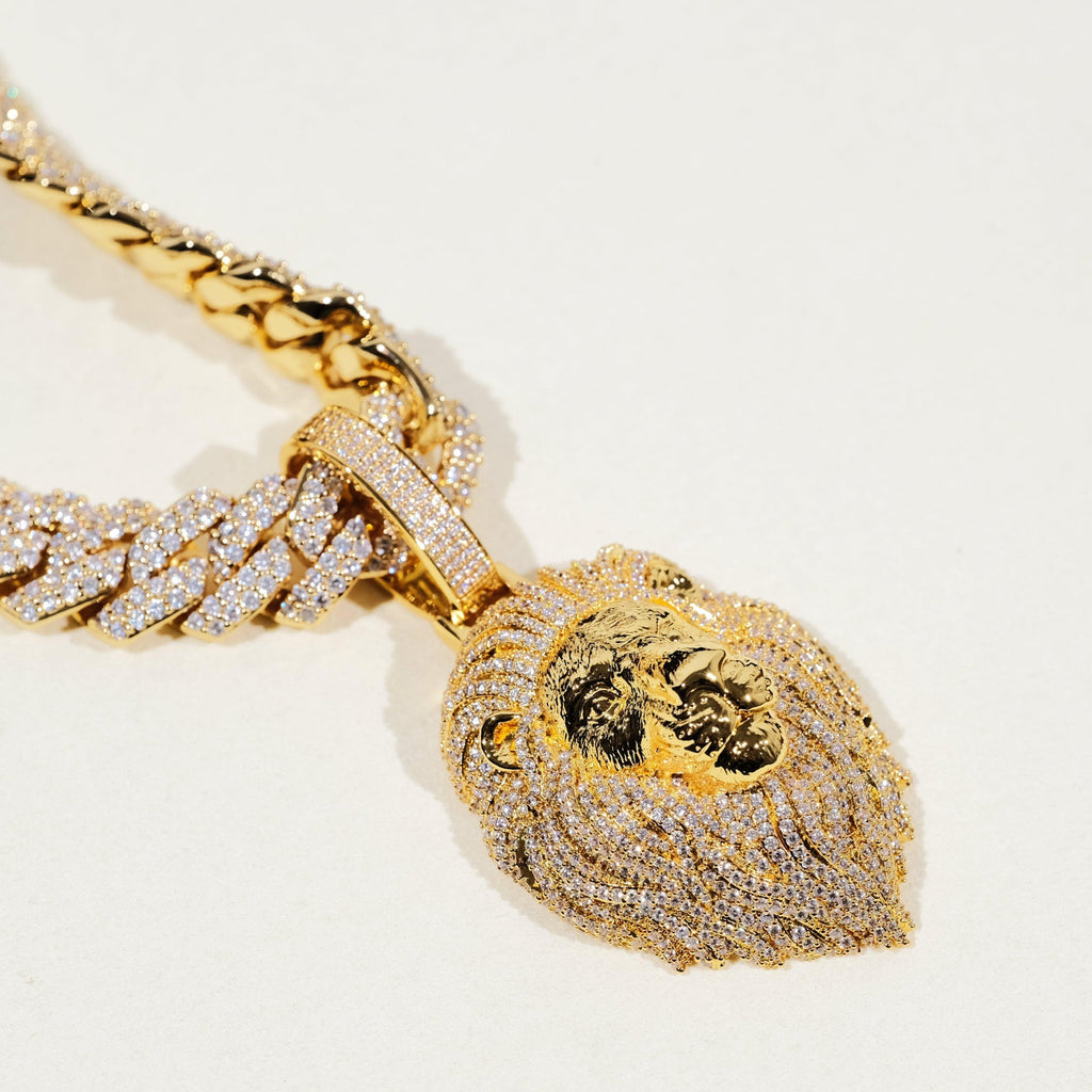 GUU Premium Iced Lion Pendant