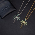 Iced Coconut tree Necklace