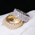 3 Row Eternity Ring