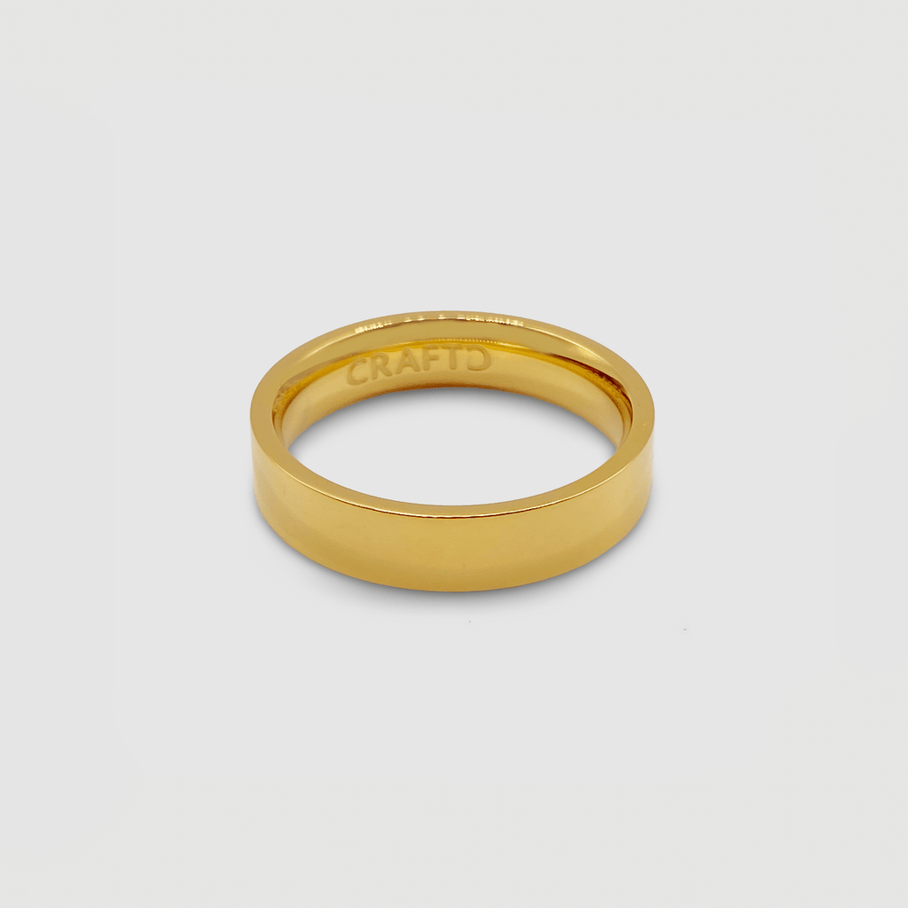 Flat Band Ring (Gold) 5mm