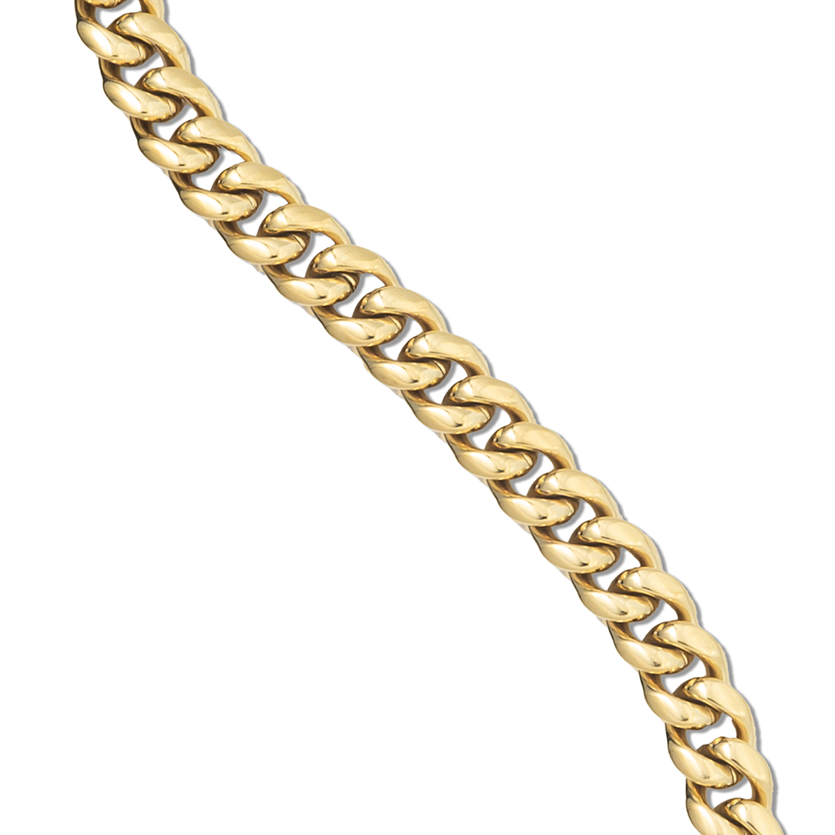 GLD Miami Cuban Link Necklace in Yellow Gold - 8mm