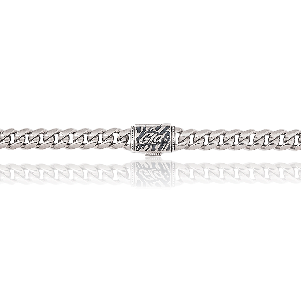 Miami Cuban in White Gold - 6mm