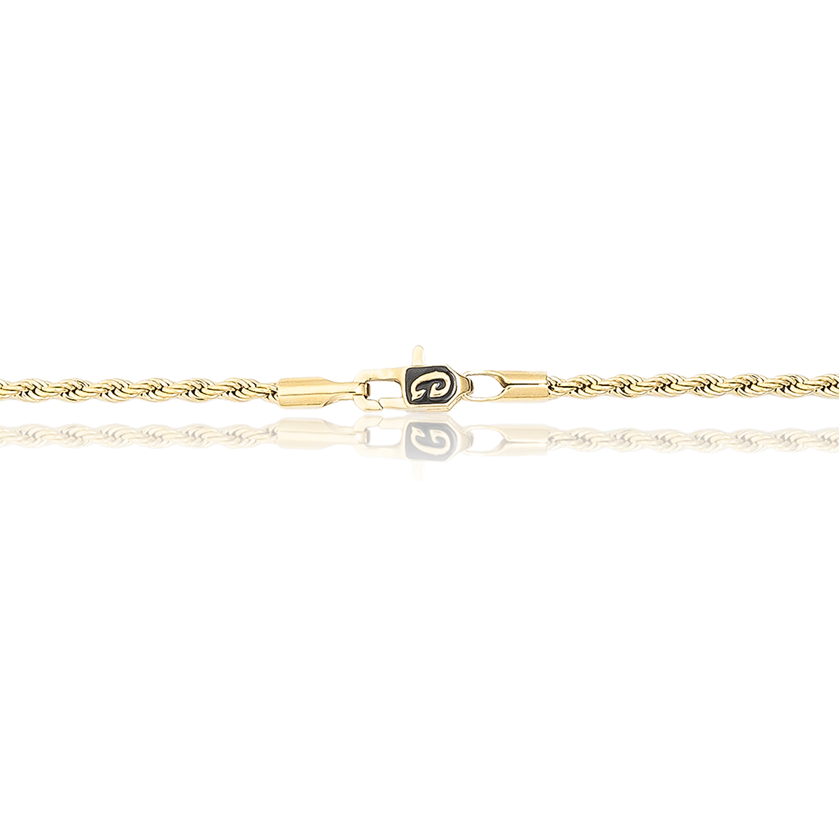 GLD Rope Chain in Yellow Gold - 2mm