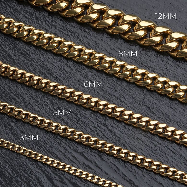 Solid Gold Miami Cuban Link Necklace (5mm)