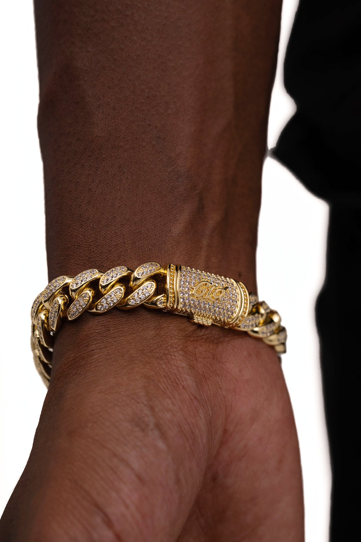 Nordstrom- Diamond Prong Link Bracelet in Yellow Gold - 12mm