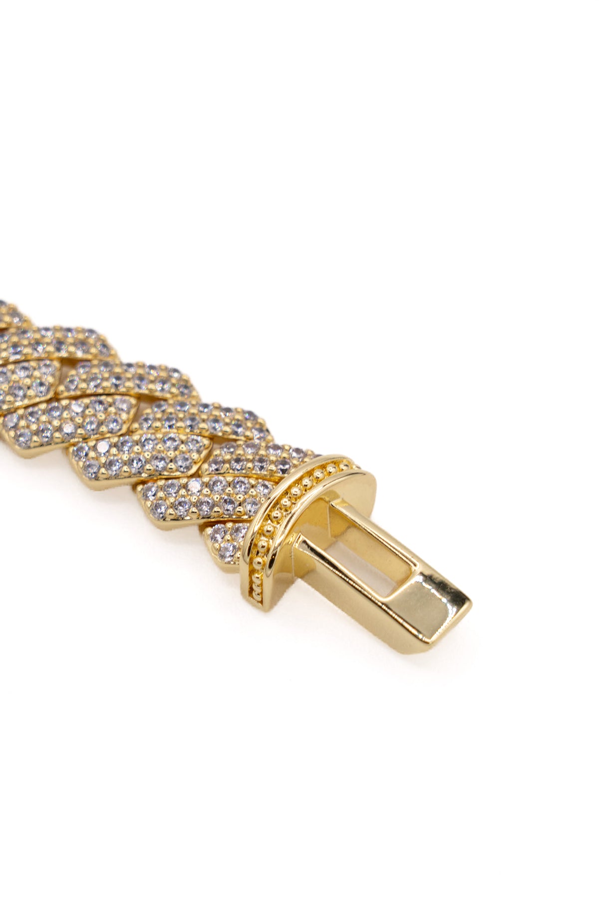 Nordstrom- Diamond Prong Link Bracelet in Yellow Gold - 12mm