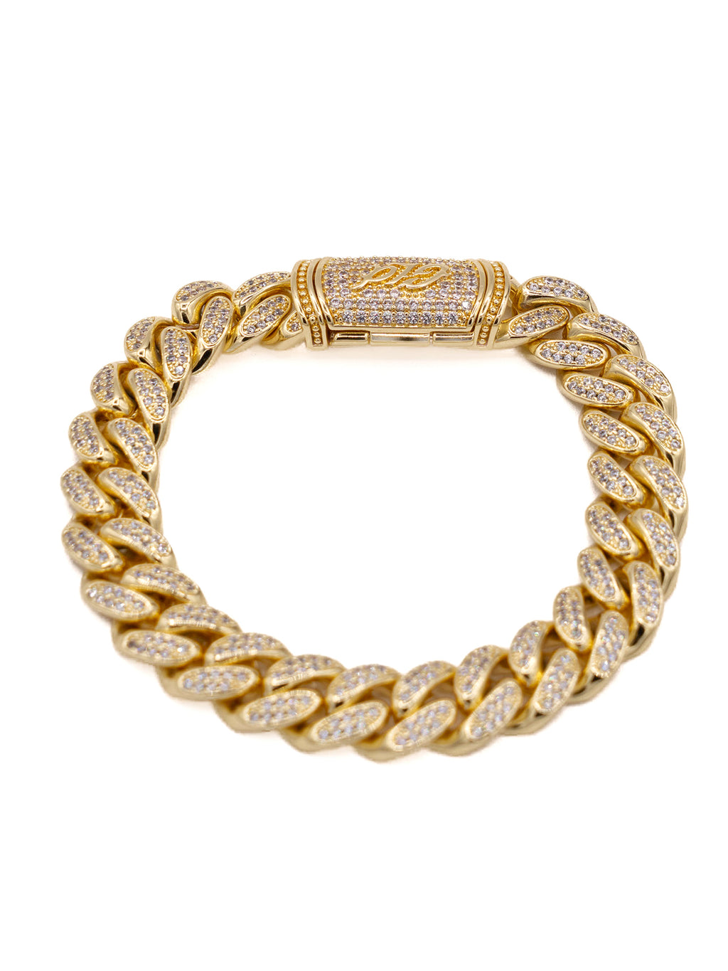 Nordstrom- Diamond Prong Link Bracelet in Yellow Gold - 12mm