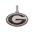 Georgia Bulldogs Logo in White Gold