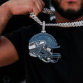 Giant Seattle Seahawks Official NFL Helmet Pendant