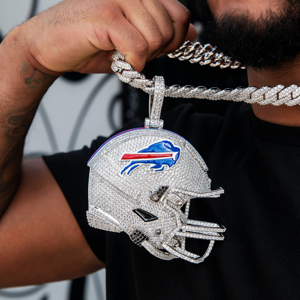 Giant Buffalo Bills Official NFL Helmet Pendant