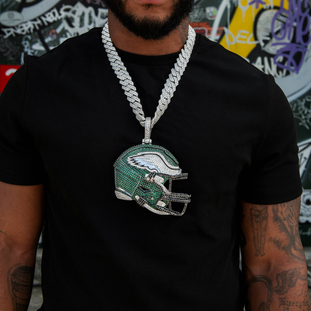 Giant Philadelphia Eagles Official NFL Helmet Pendant