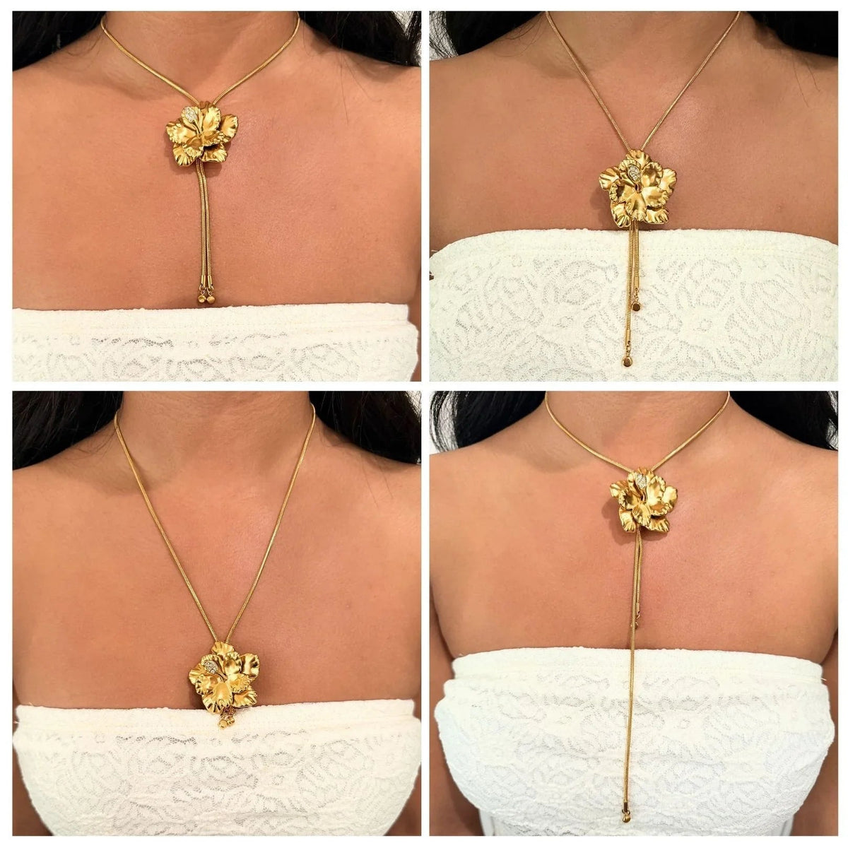 Hibiscus Petal Necklace