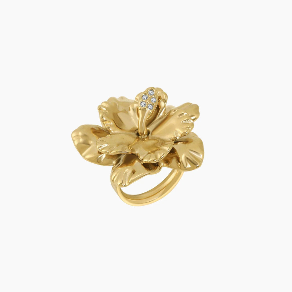 Hibiscus Petal Ring