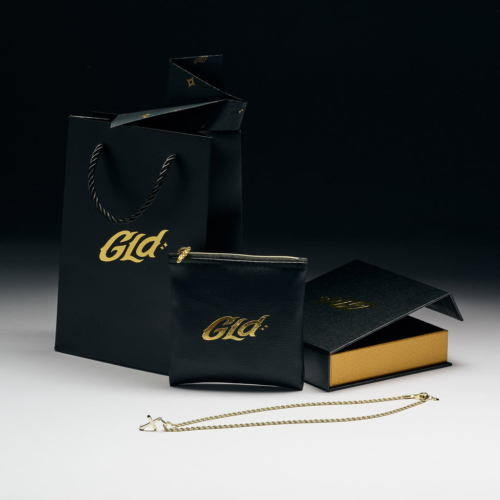 Rope Chain + Simple Micro Cross Gift Bundle in Yellow Gold - 2mm