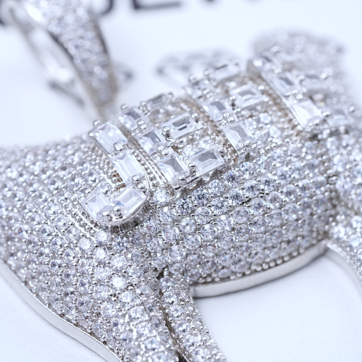 Iced Baguette Jefe Goat Necklace