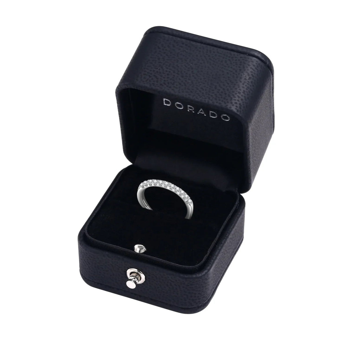 Classic Round Cut Moissanite Band