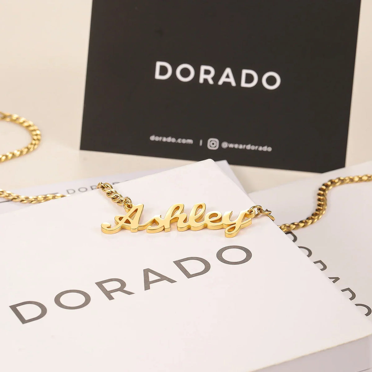 Kids Custom Name Necklace w/ Cuban Chain