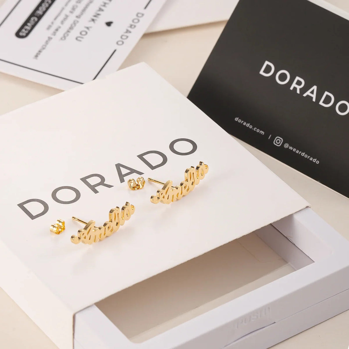 Name Stud Earrings