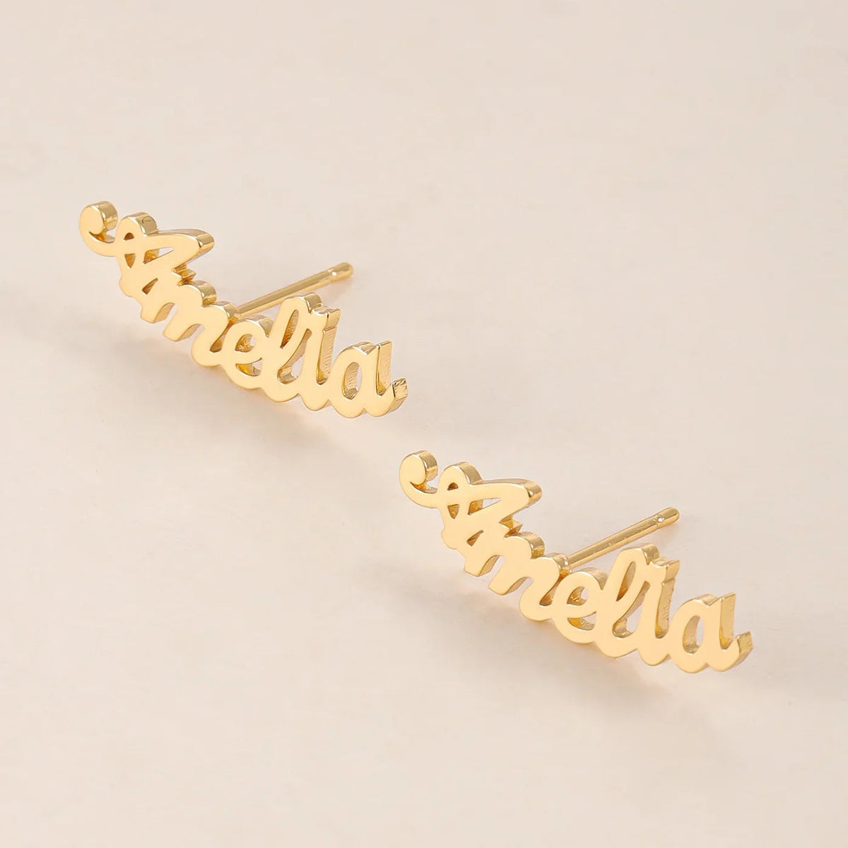 Name Stud Earrings