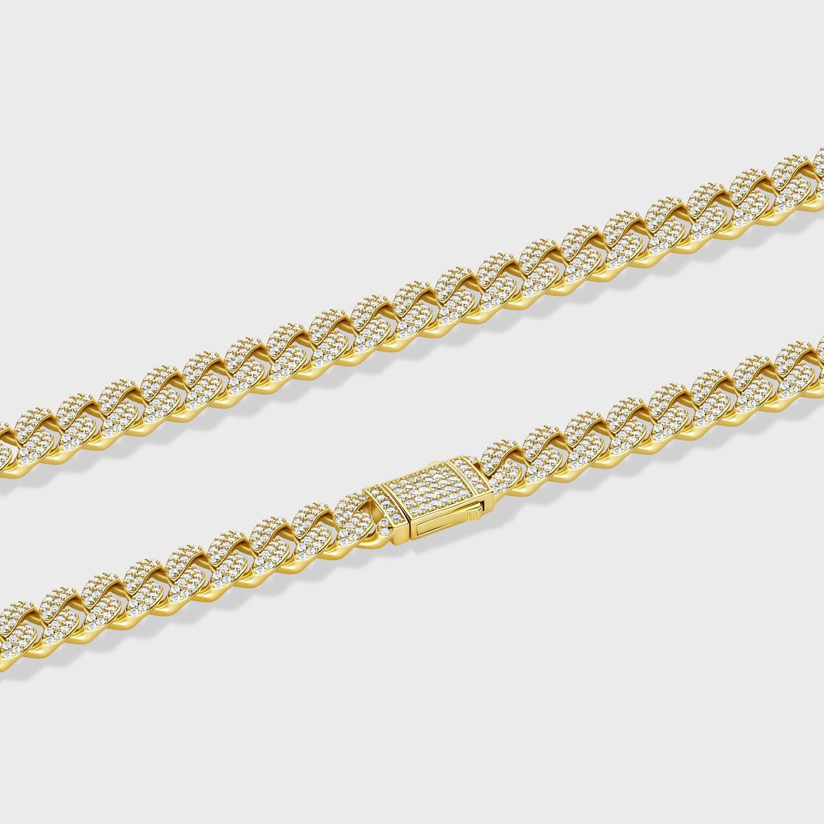 Iced Cuban Chain (Gold) - 12mm