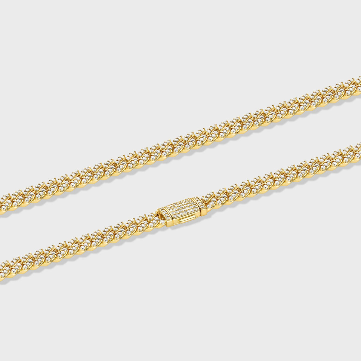 Iced Cuban Chain (Gold) - 8mm