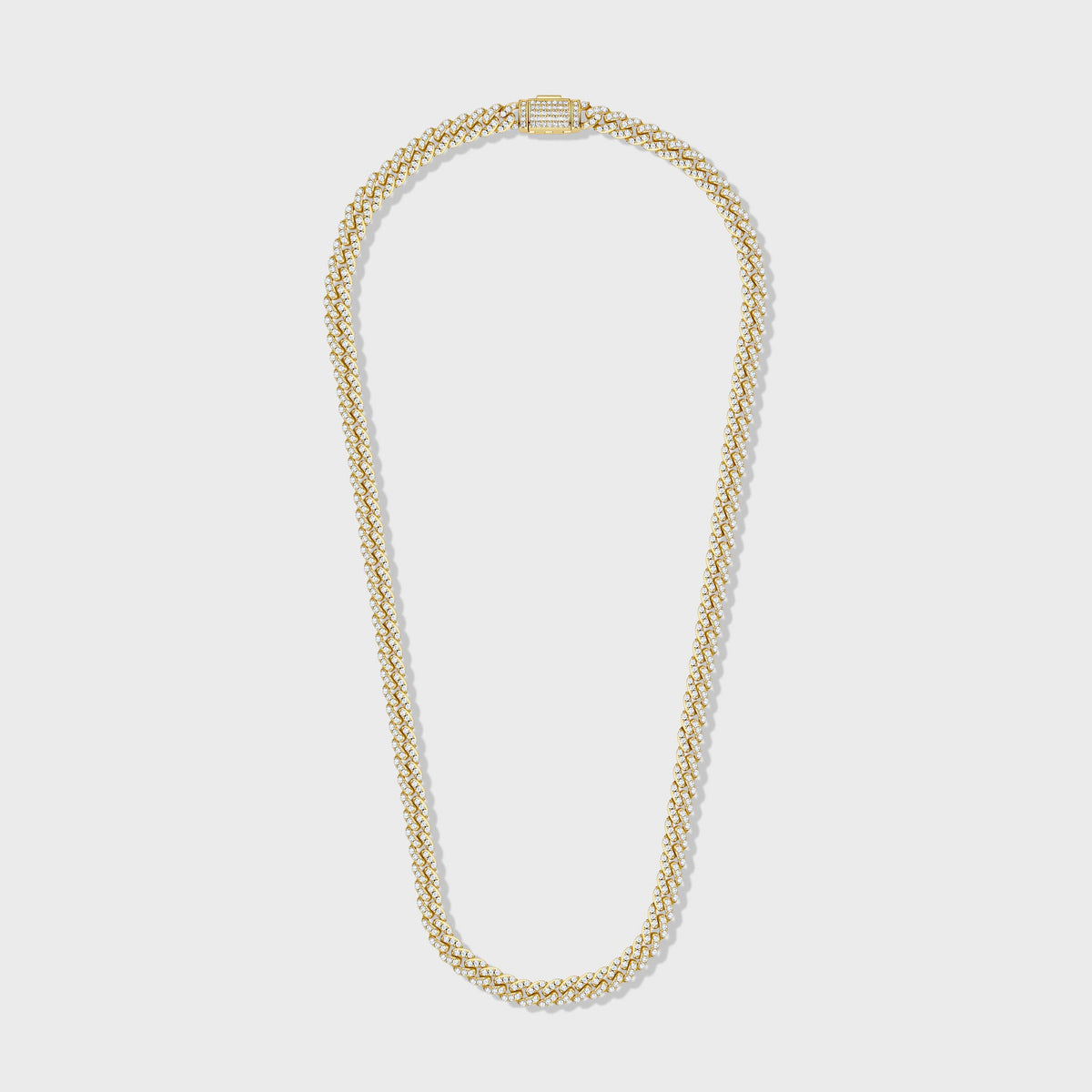 Iced Cuban Chain (Gold) - 8mm