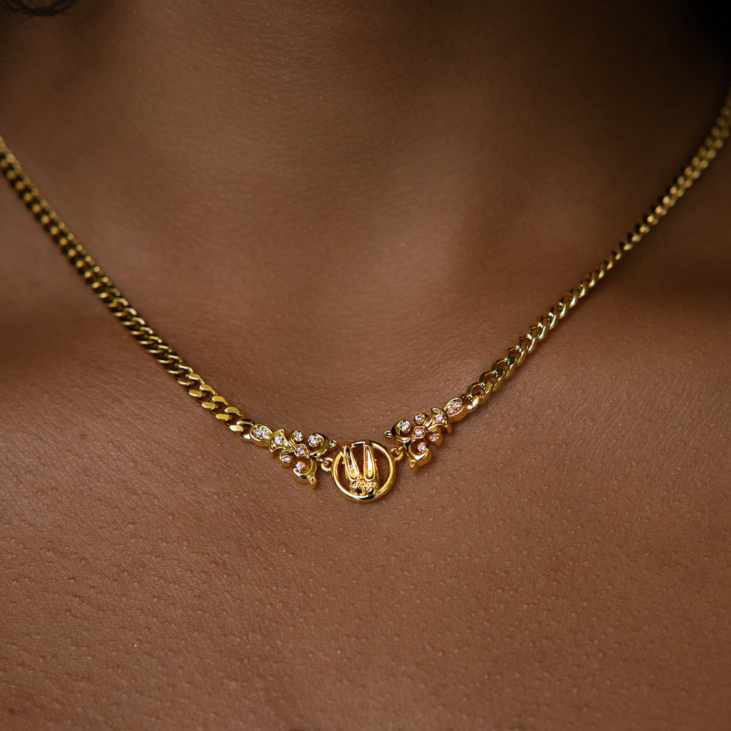 Forme Privé Slipper Chain in Yellow Gold