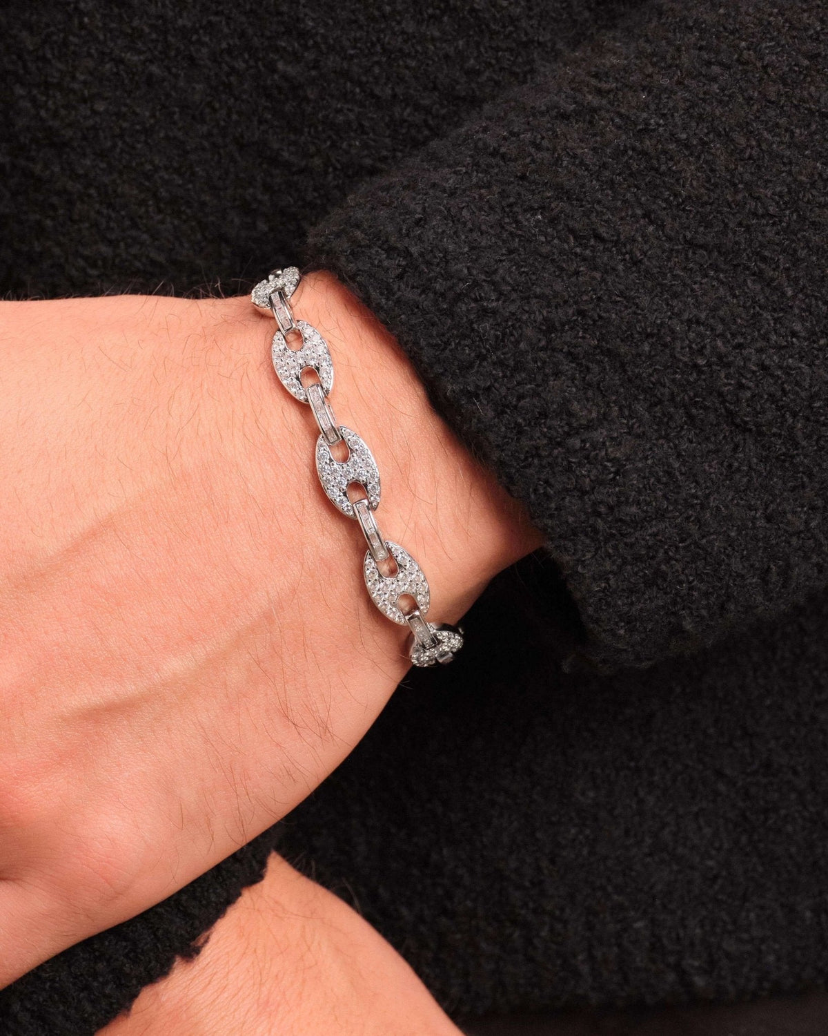 Iced Out Mariner Bracelet