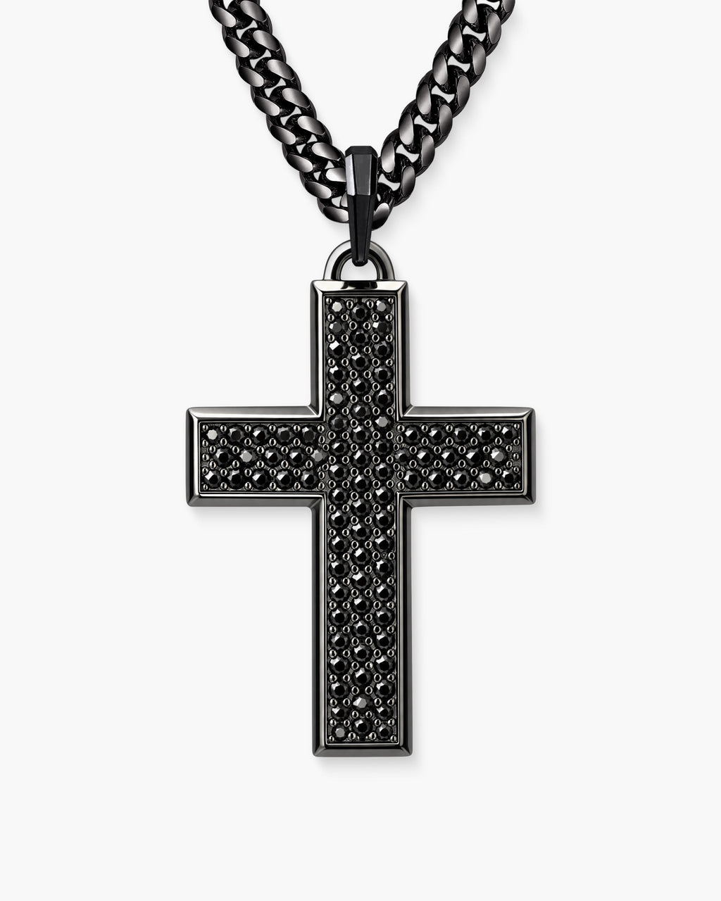 Iced Out Mosaic Cross Pendant
