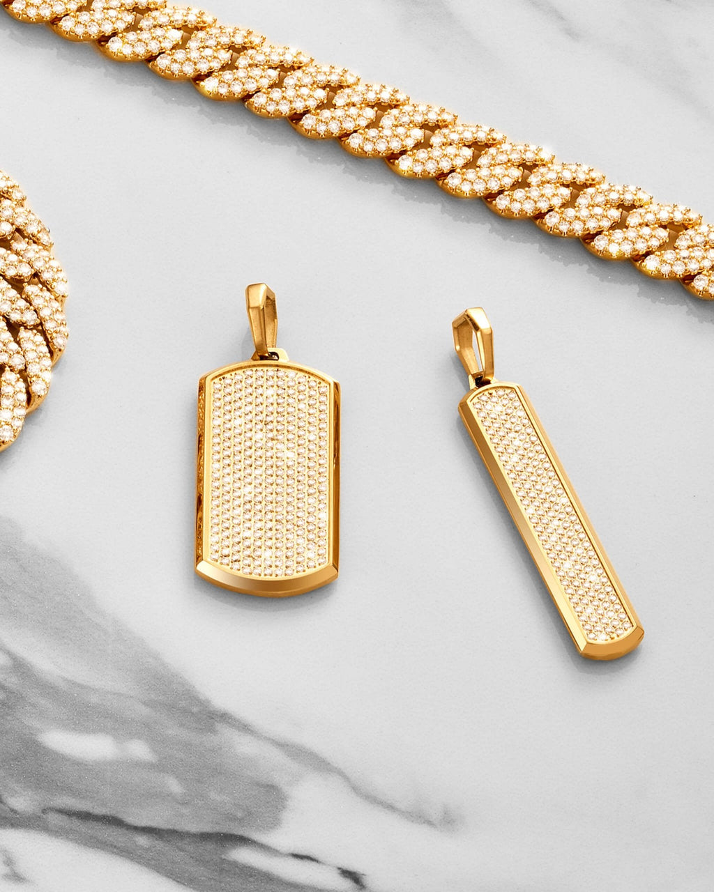 Iced Out Capitol Pendant