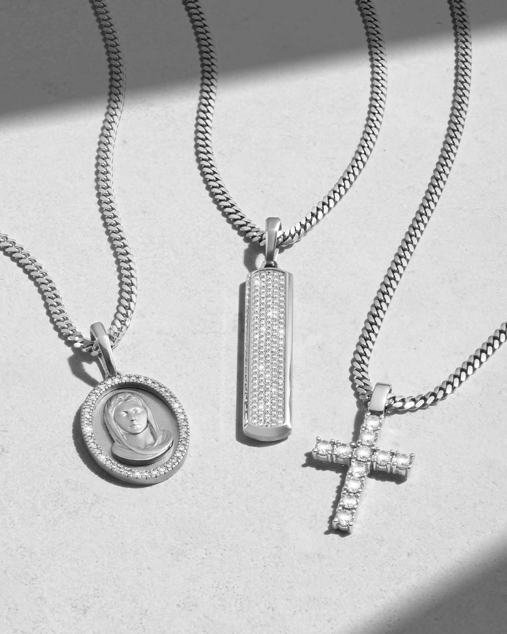 Iced Out Skyline Pendant