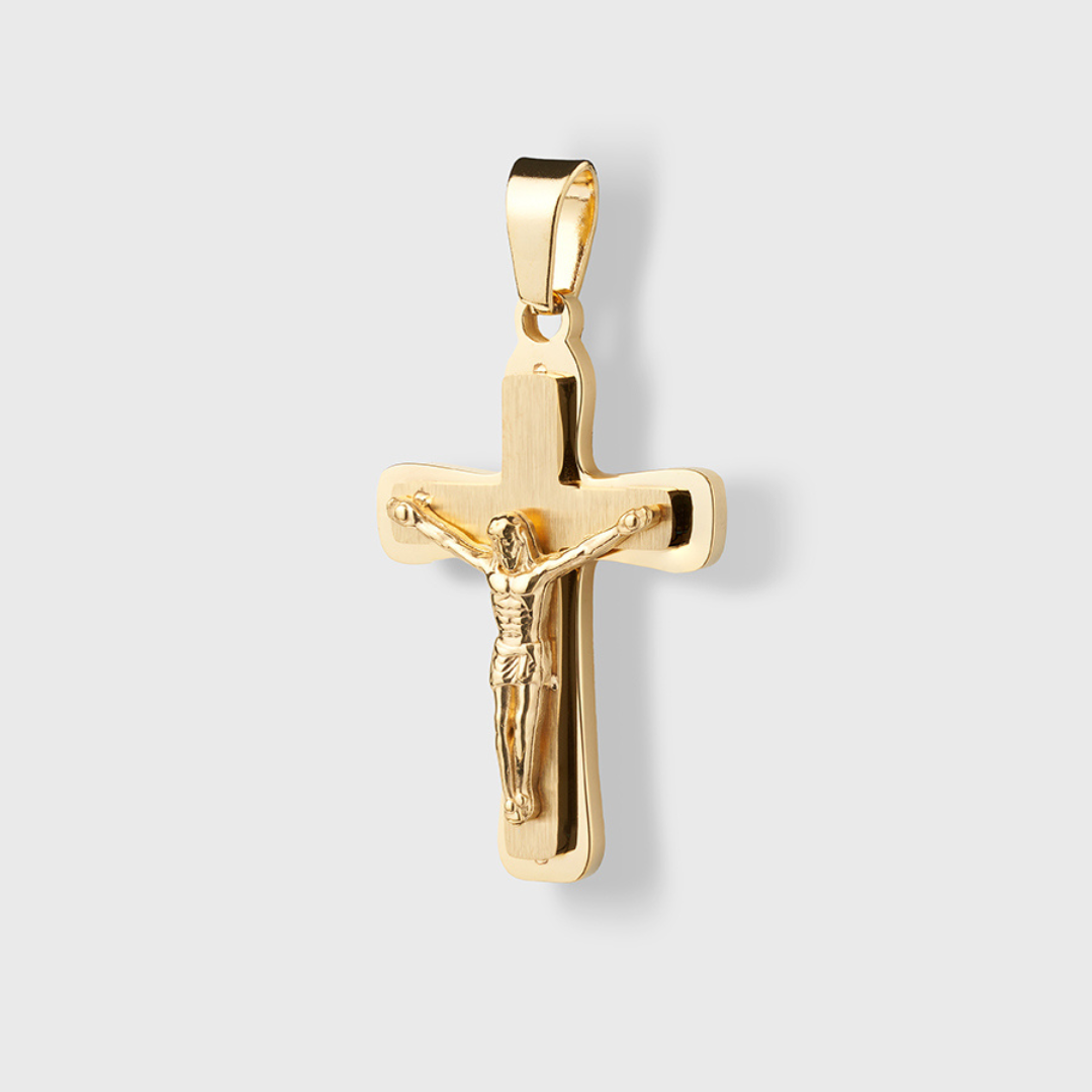 Jesus Cross Pendant (Gold)