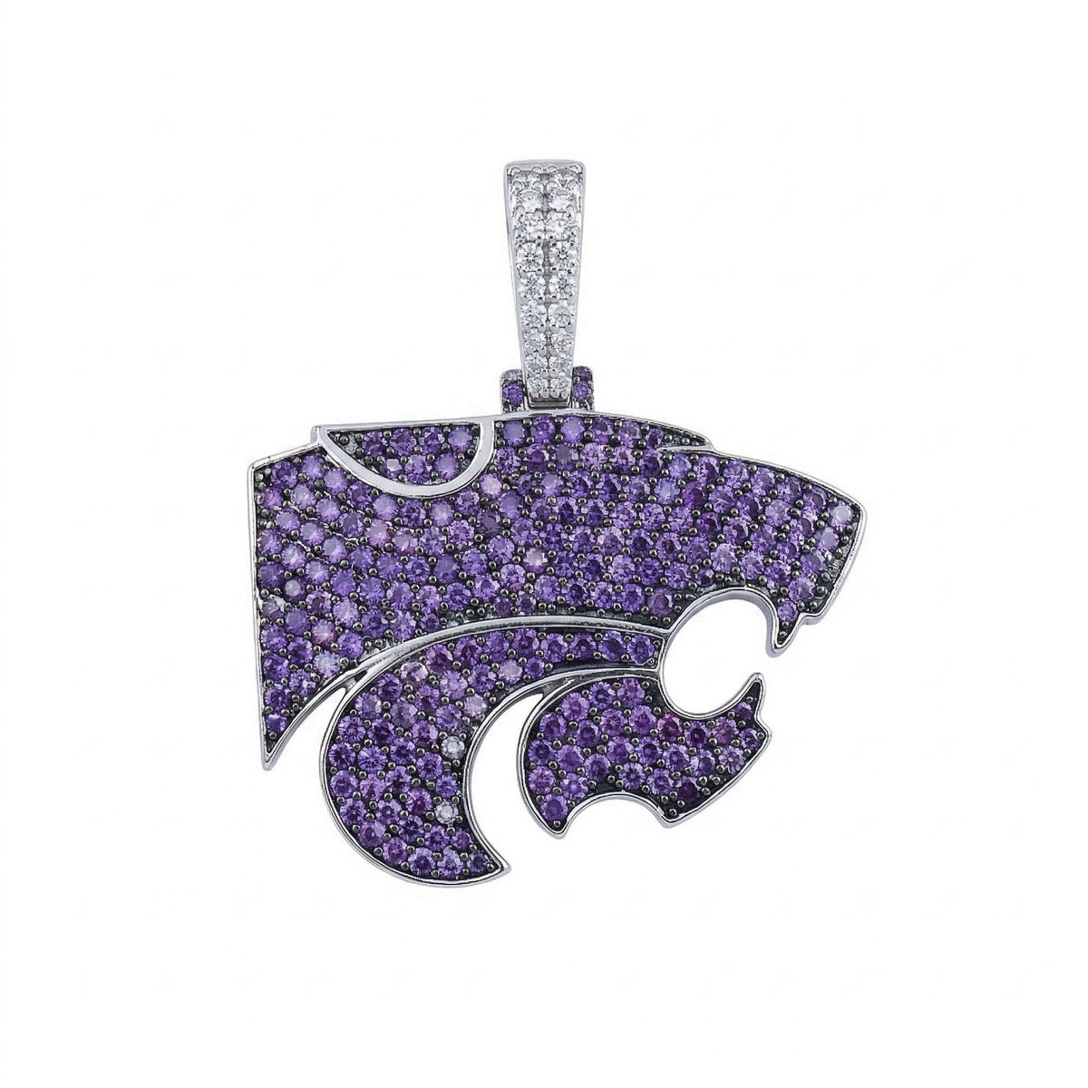 Kansas State Wildcats in White Gold