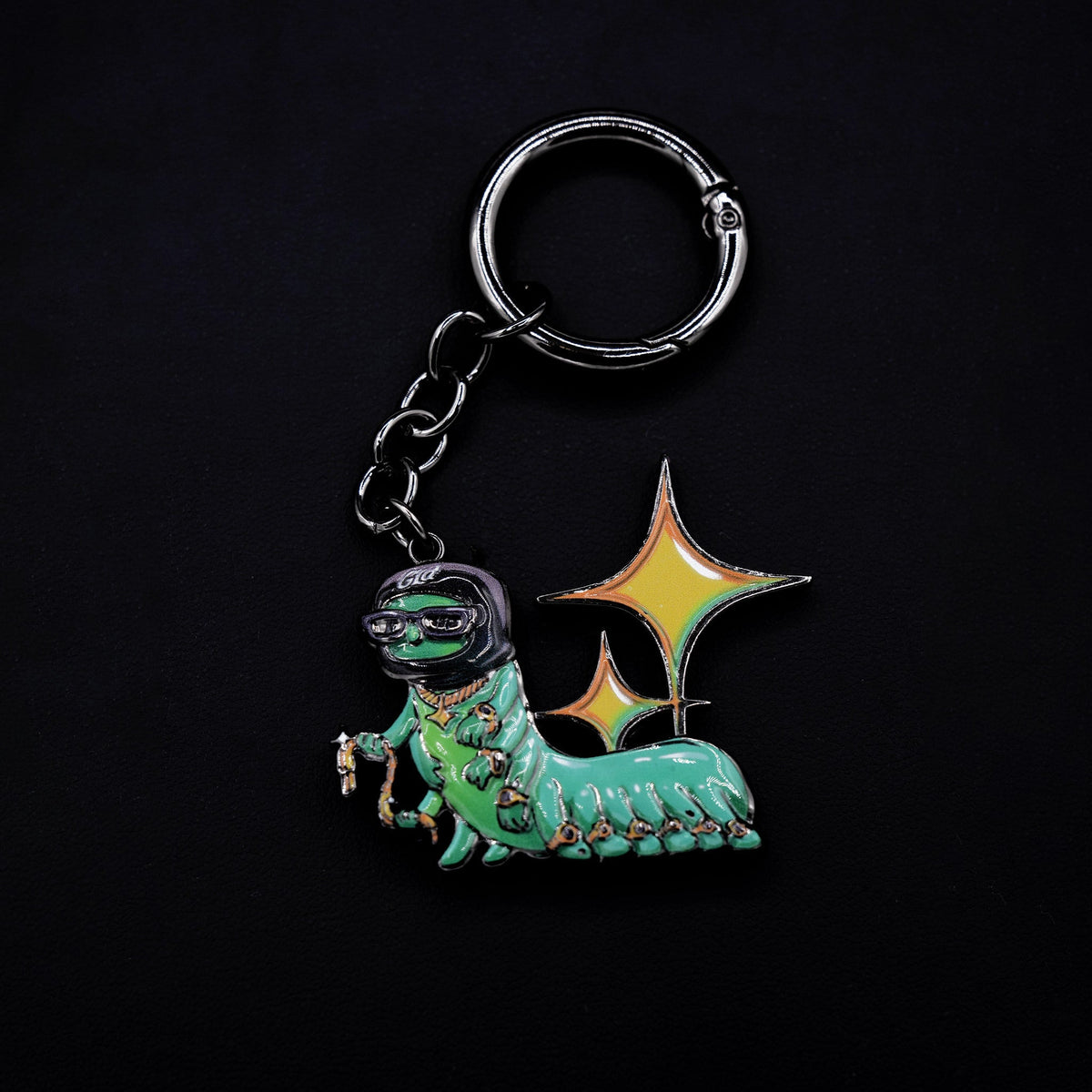 Caterpillar Keychain