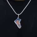 New York Knicks Official NBA Sneaker Pendant