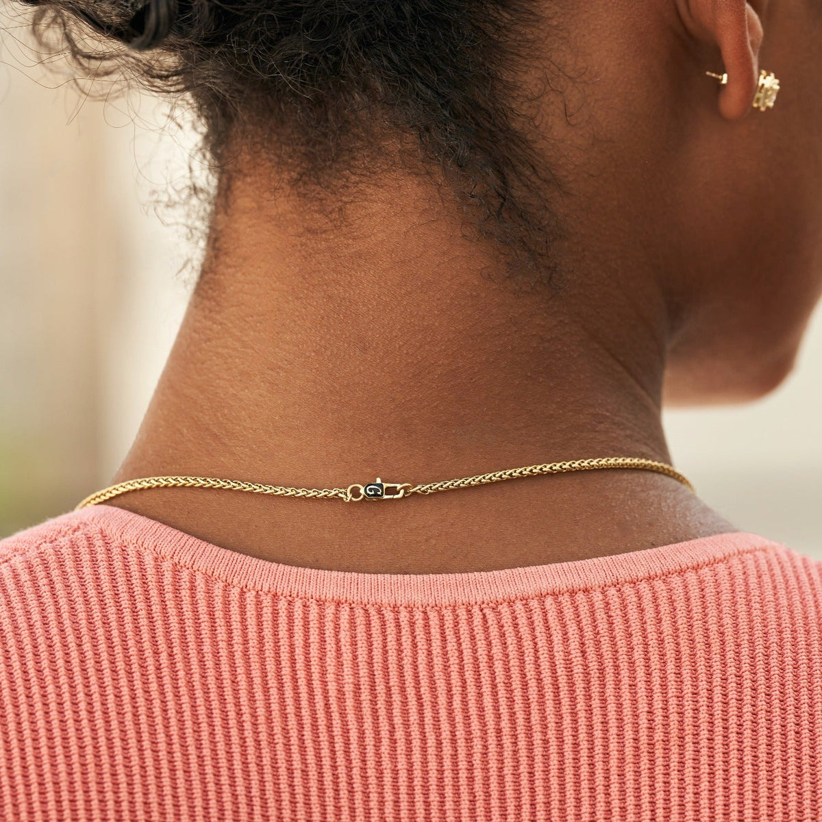 Palm Chain in Yellow Gold - 2mm