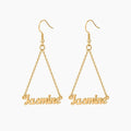 Name Dangle Earrings