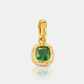 Melted Emerald Stone (18ct Gold) | Sterling Silver