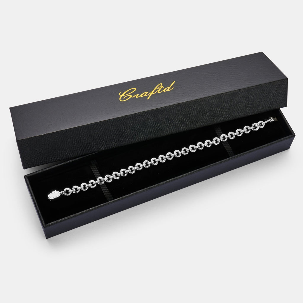 Melted Link Bracelet (Silver)