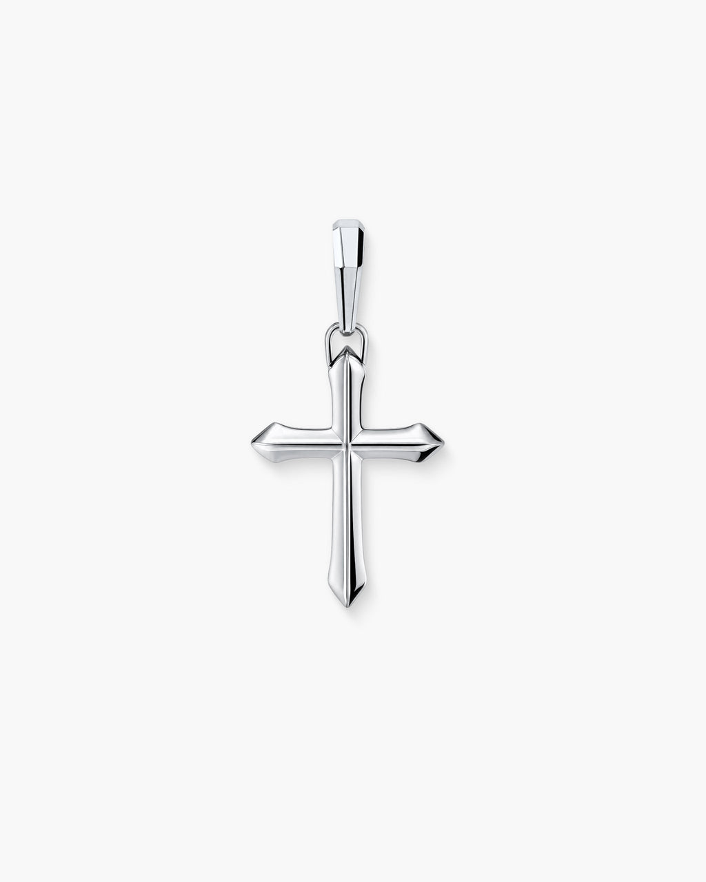 Mini Architectural Cross Pendant