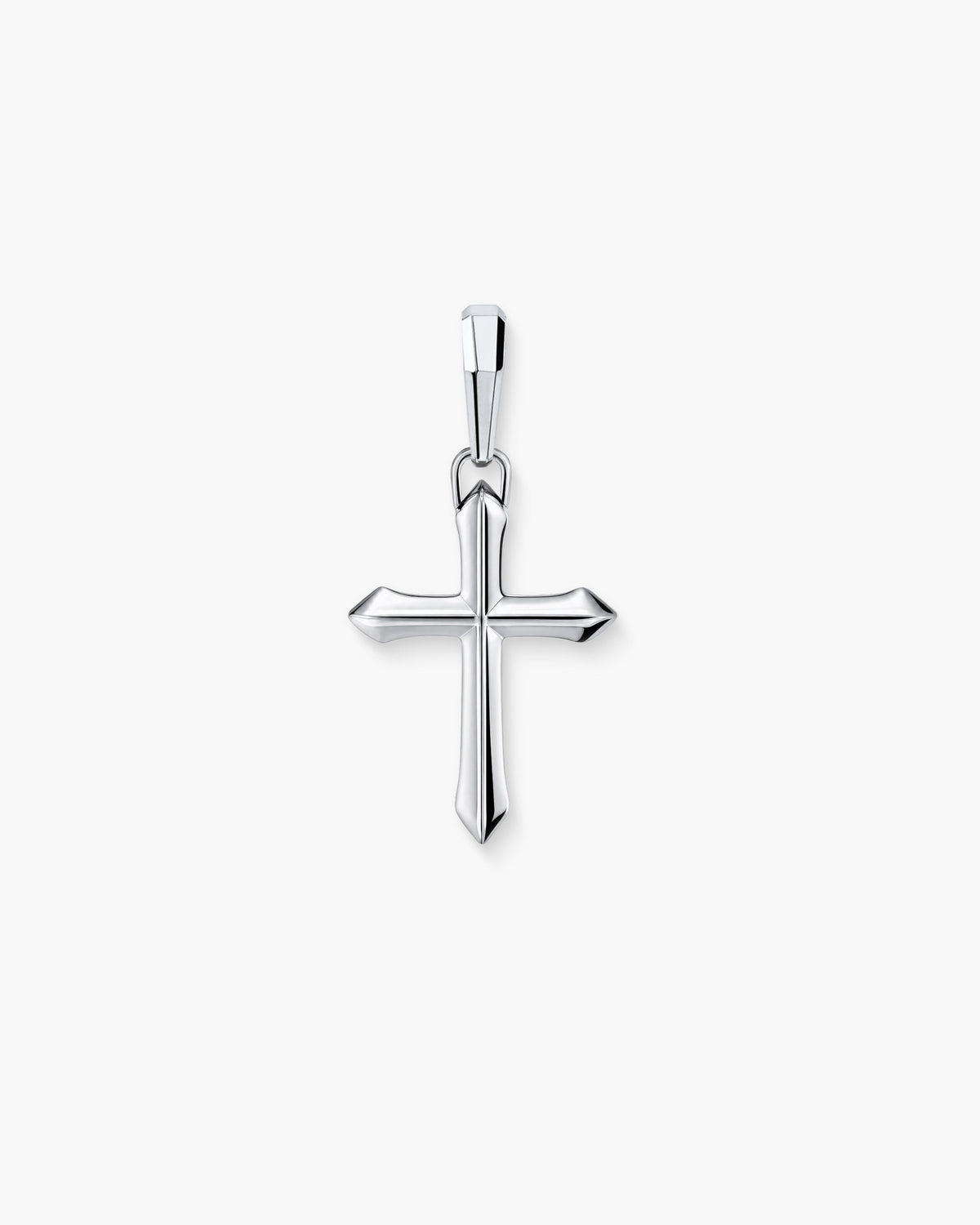 Mini Architectural Cross Pendant