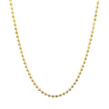 Moon Cut Ball Chain in Yellow Gold Vermeil - 2mm