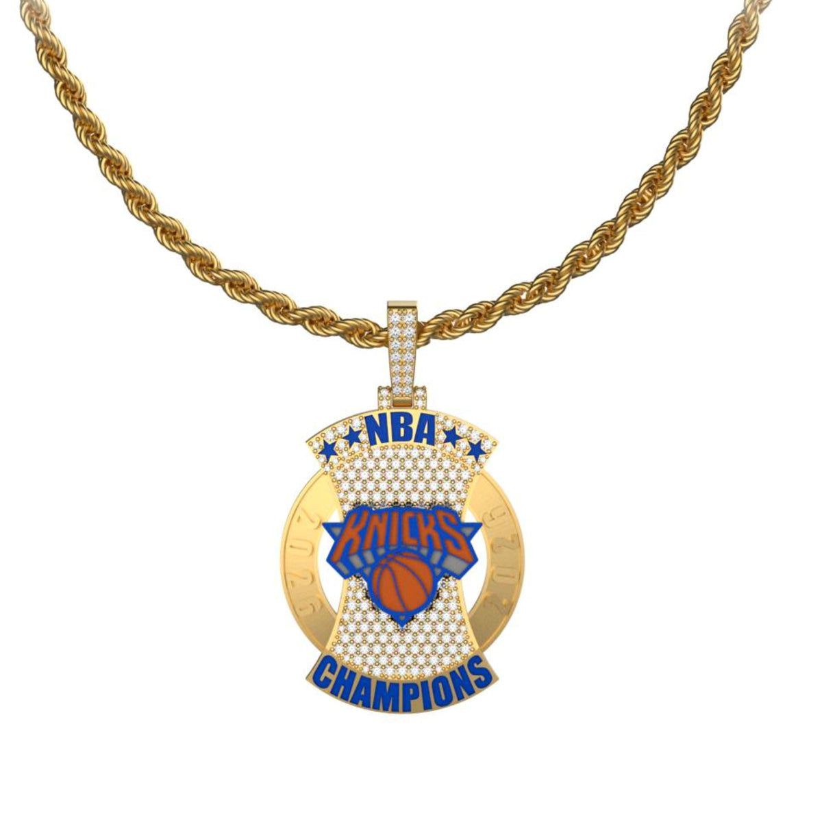 New York Knicks Official NBA 2026 Championship Pendant