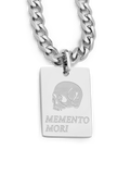 Memento Mori Necklace (Steel)