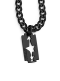 Razor Blade Necklace (Black)