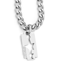 Razor Blade Necklace (Steel)